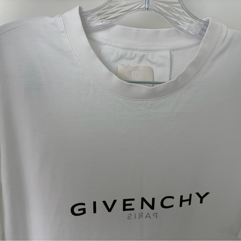 Givenchy White Short Sleeve Tee
